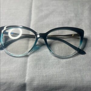 Stylish Blue Gradient Glasses